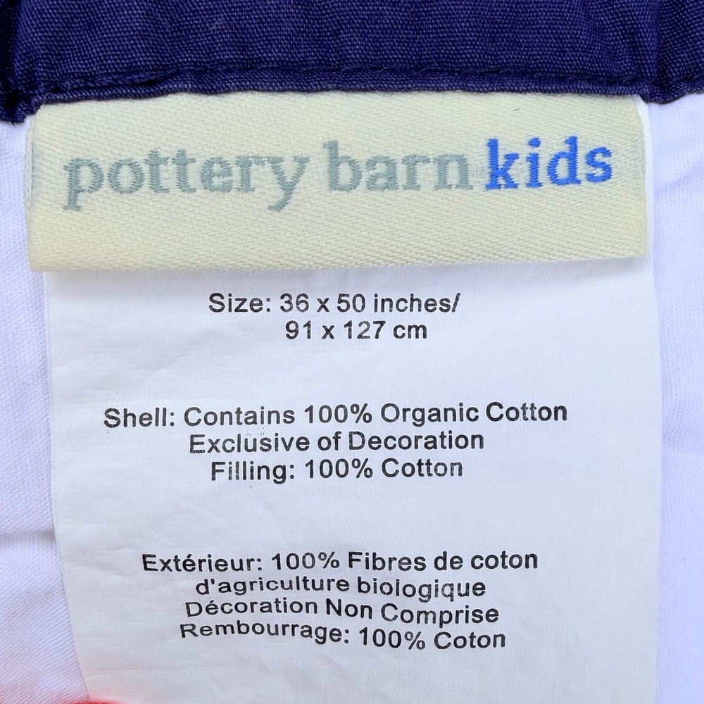 Pottery Barn Kids Harper Giraffe Nursery Quilt Animal Print Quilted Blanket - Picture 5 of 7